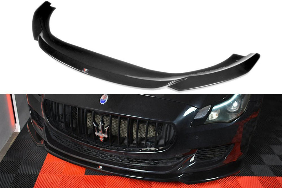 Maxton Design MS-QP-6-FD1T Front Splitter Maserati Quattroporte MK6 (Pre-Facelift) | ML Performance UK Car Parts