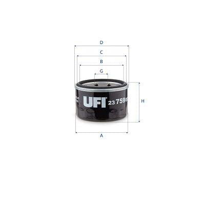 UFI 23.759.00 Oil Filter