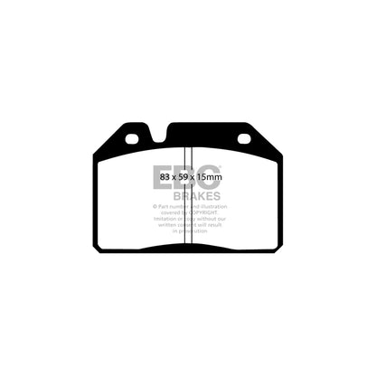 EBC DP121 Peugeot Ultimax Front Brake Pads 2 | ML Performance UK Car Parts