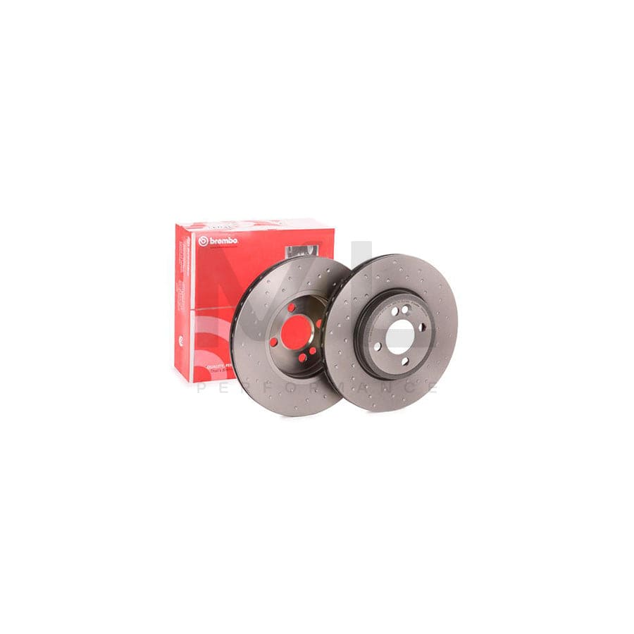 BREMBO XTRA LINE 09.A047.3X Brake Disc Perforated / Vented, Coated, High-carbon | ML Performance Car Parts