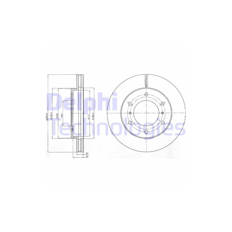 Delphi Bg4229 Brake Disc