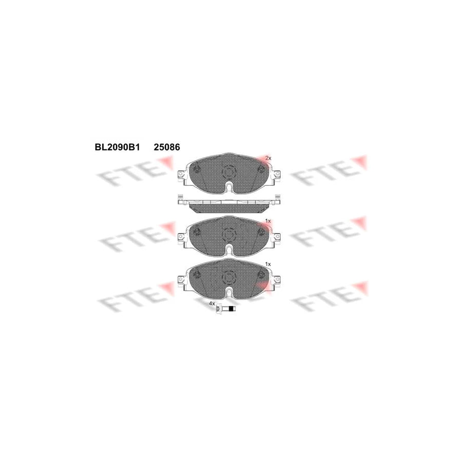 Fte 9010675 Brake Pad Set | ML Performance UK Car Parts