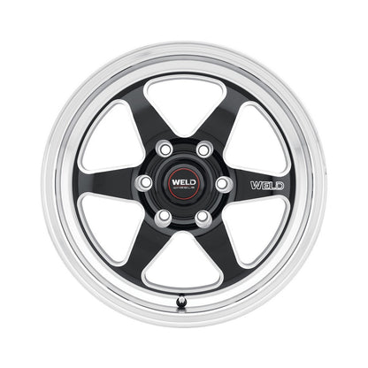 Weld S10609584P28 Ventura 6 S106 Wheel 20x9.5 6x139.7 ET28 BS6.375 Gloss Black MIL - DIA