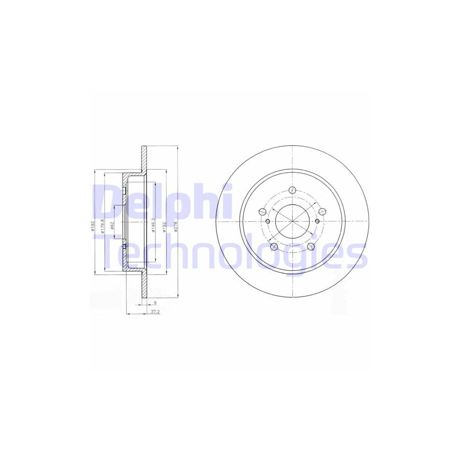 Delphi Bg4222 Brake Disc