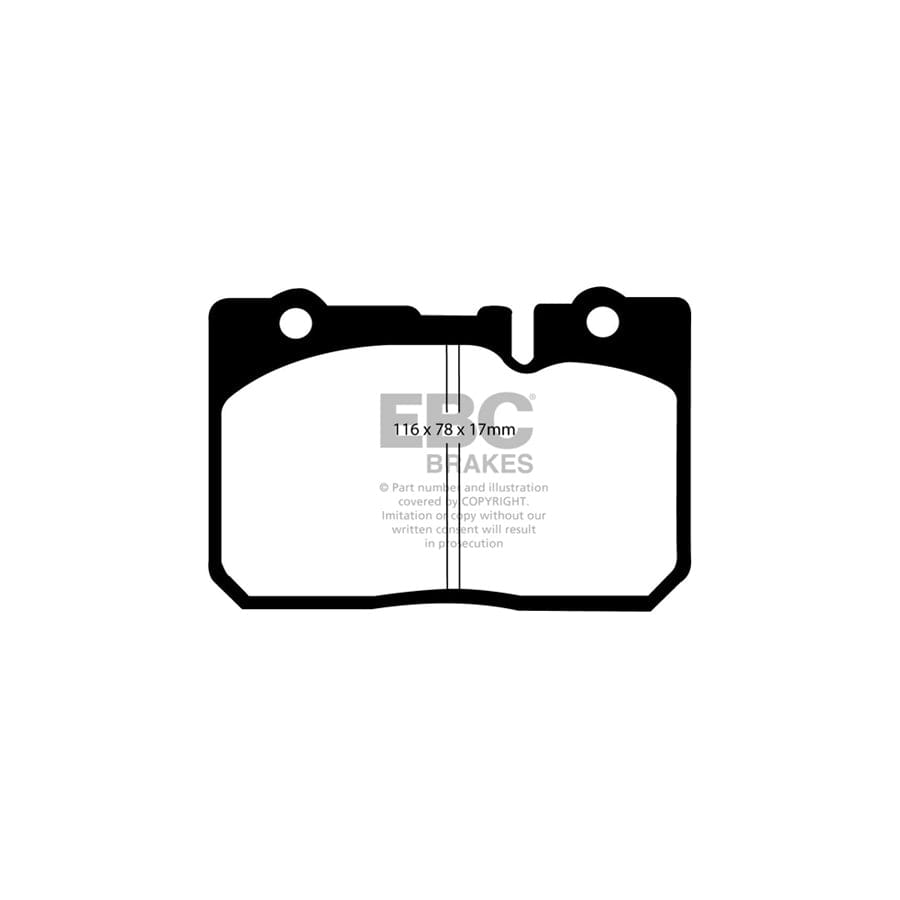 EBC PD12KF167 Lexus LS400 (XF20) Redstuff Front Brake Pad & GD Disc Kit 2 | ML Performance UK Car Parts