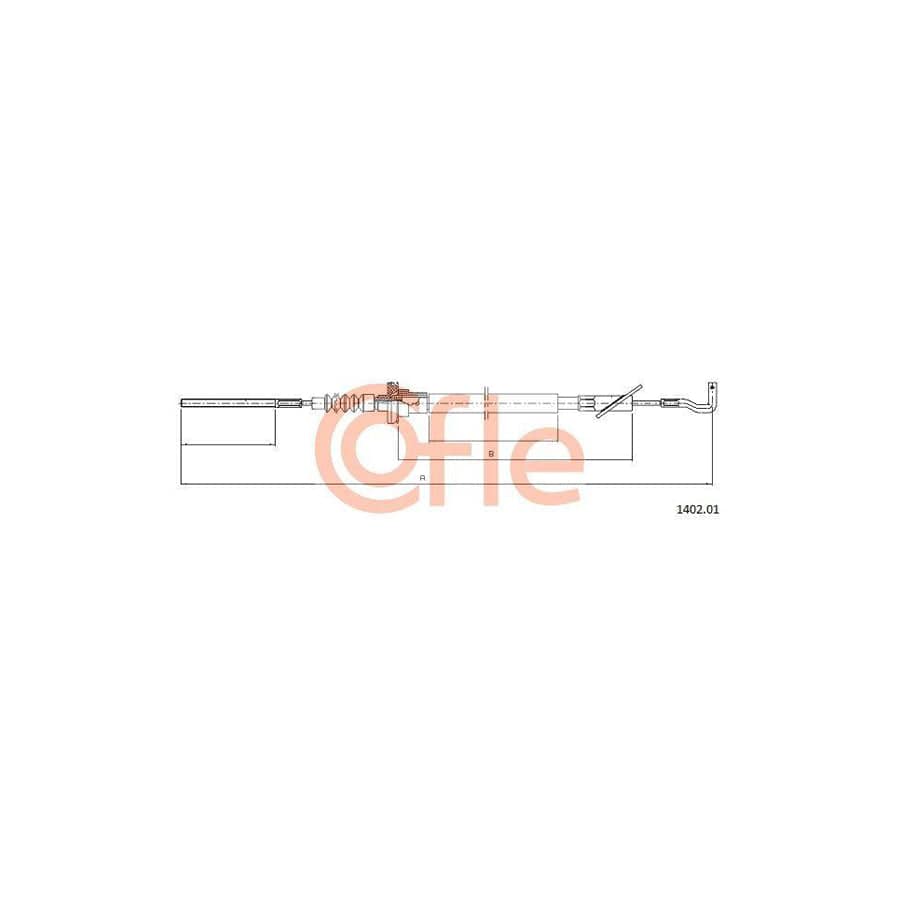 Cofle 1402.01 Clutch Cable