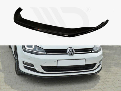 Maxton Design VW-GO-7-C-FD1T Front Splitter VW Golf MK7 | ML Performance UK Car Parts