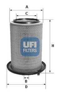 UFI 27.186.00 Air Filter