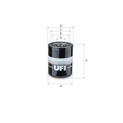 UFI 80.139.00 Filter, Operating Hydraulics