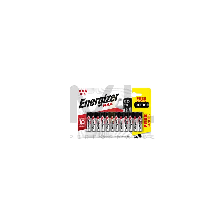 ENERGIZER Max Alk AAA BP12 8+4  | ML Performance UK Car Parts