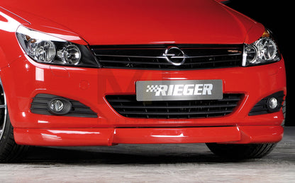 Rieger 00051230 Opel Astra H Front Splitter (GTC & Twin-Top) 1 | ML Performance UK Car Parts