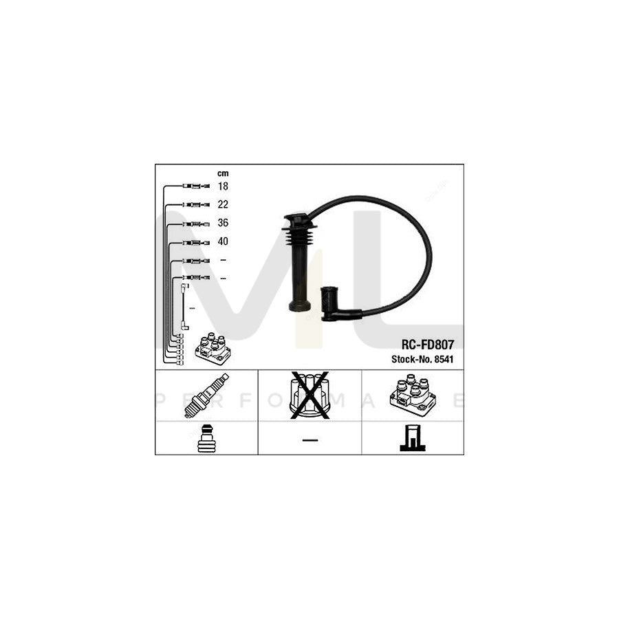 NGK Ignition Cable Kit RC-FD807 (NGK8541) | ML Car Parts UK | ML Performance