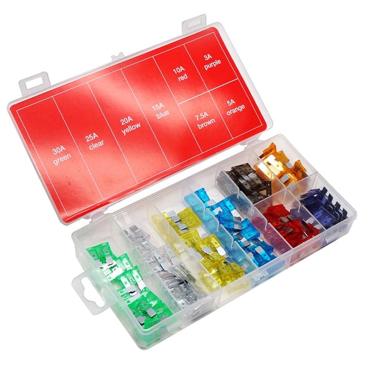 Amtech 96 pcs Maxi Blade Auto Fuse Kit | ML Performance DIY & Power Tools