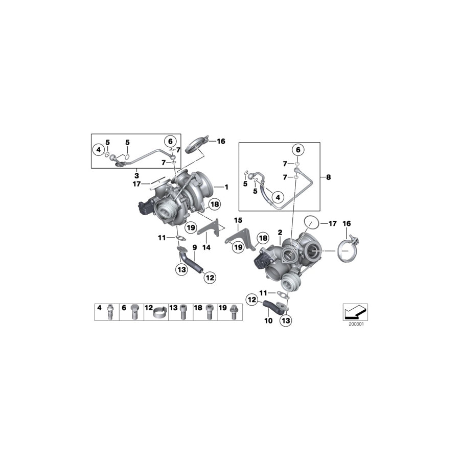 Genuine BMW 11427562142 F01 F02 Return Pipe ZYL. 1-6 (Inc. Wraith, 760LiS & Ghost) | ML Performance UK Car Parts