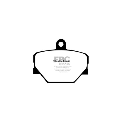 EBC PD01KF1375 Smart Fortwo (W451) Greenstuff Front Brake Pad & Plain Disc Kit  2 | ML Performance UK Car Parts