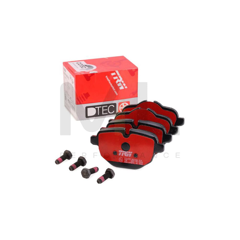 TRW Dtec Cotec Gdb1840Dte Brake Pad Set Prepared For Wear Indicator, With Brake Caliper Screws, With Accessories | ML Performance Car Parts