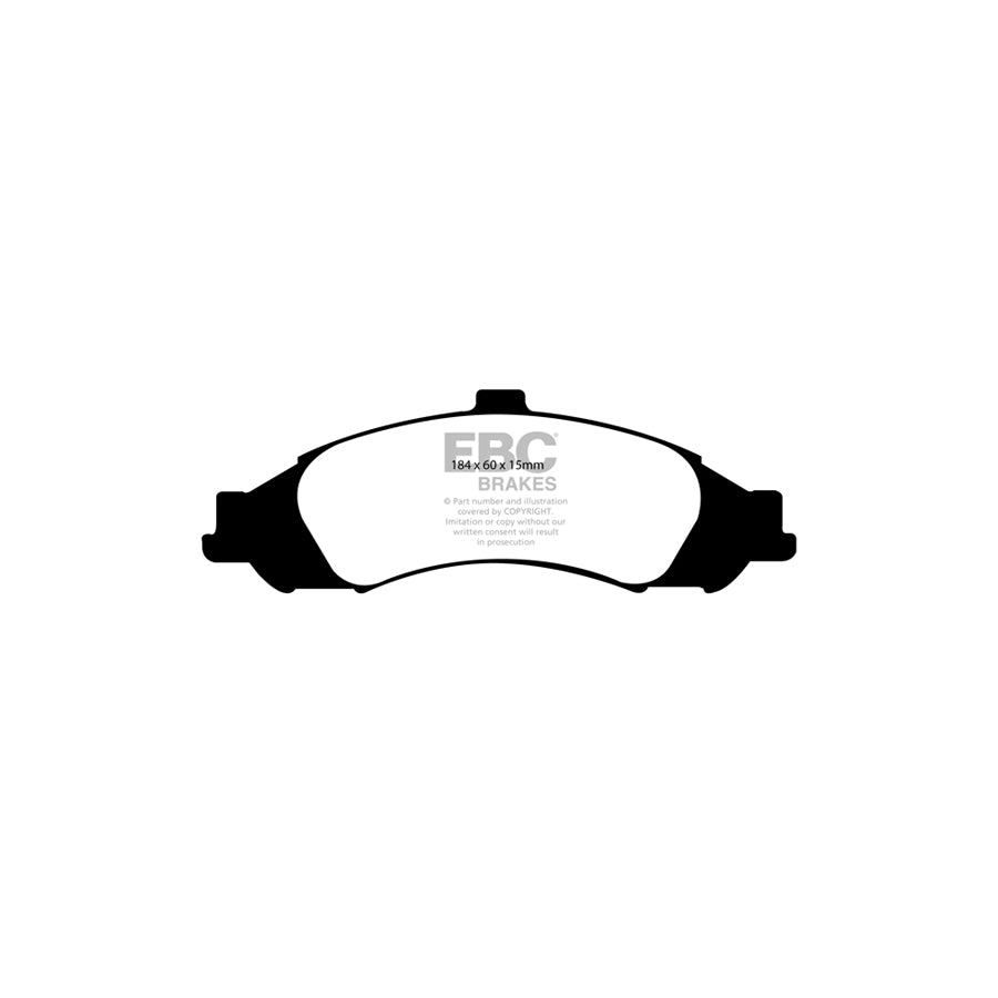 EBC DP41721R Pontiac GTO Yellowstuff Front Brake Pads 2 | ML Performance UK Car Parts