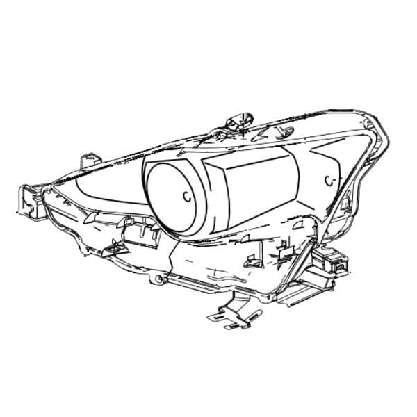 Genuine Lexus 81145-53701 IS Phase 3 O/S Headlight