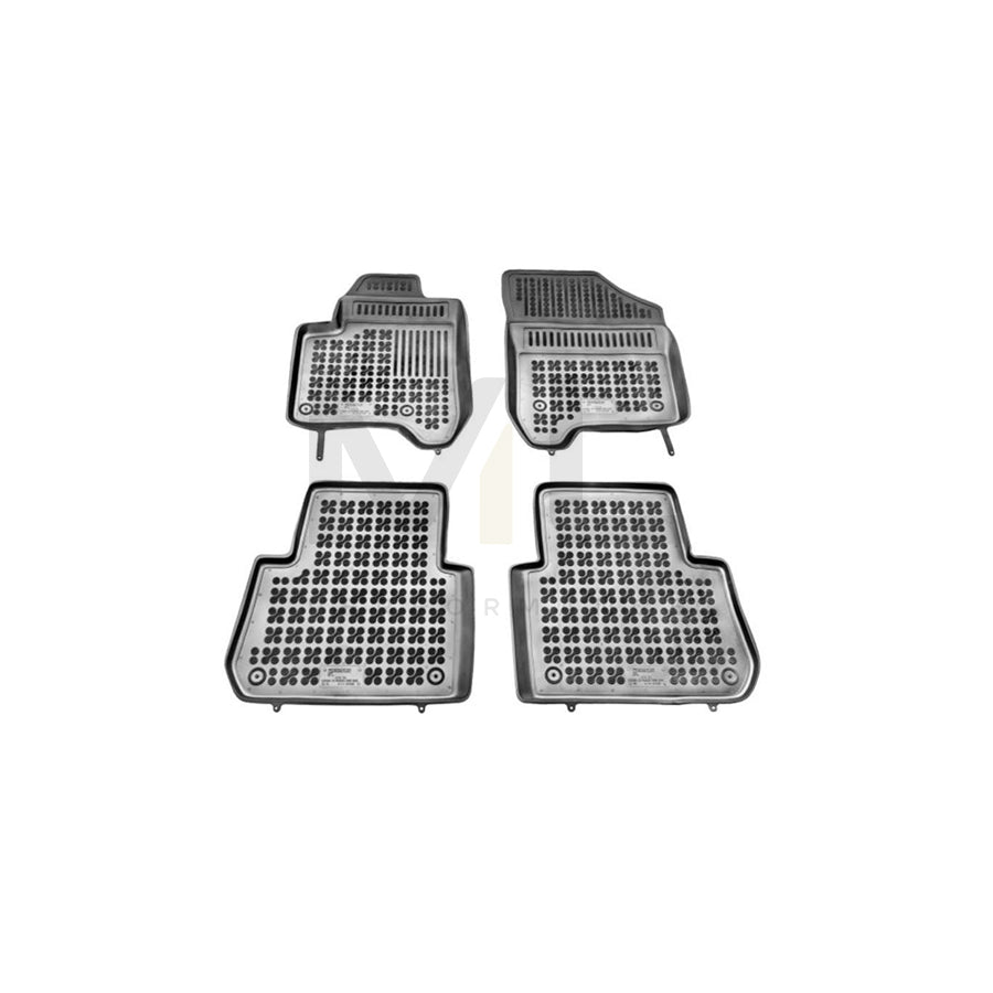 REZAW PLAST 201205 Floor mat set for CITROﾃ起 C3 Picasso Elastomer, Front and Rear, Black | ML Performance Car Parts