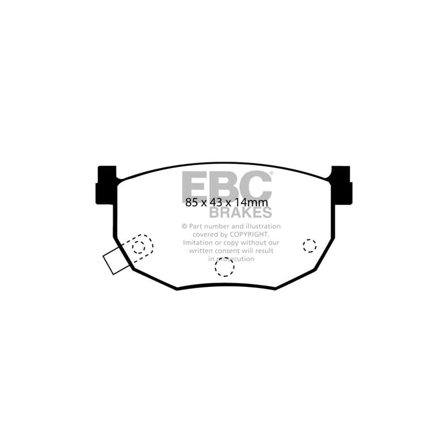 EBC PD40K1407 Nissan 300ZX Ultimax Pad & Plain Disc Kit - Sumitomo Caliper 3 | ML Performance UK Car Parts