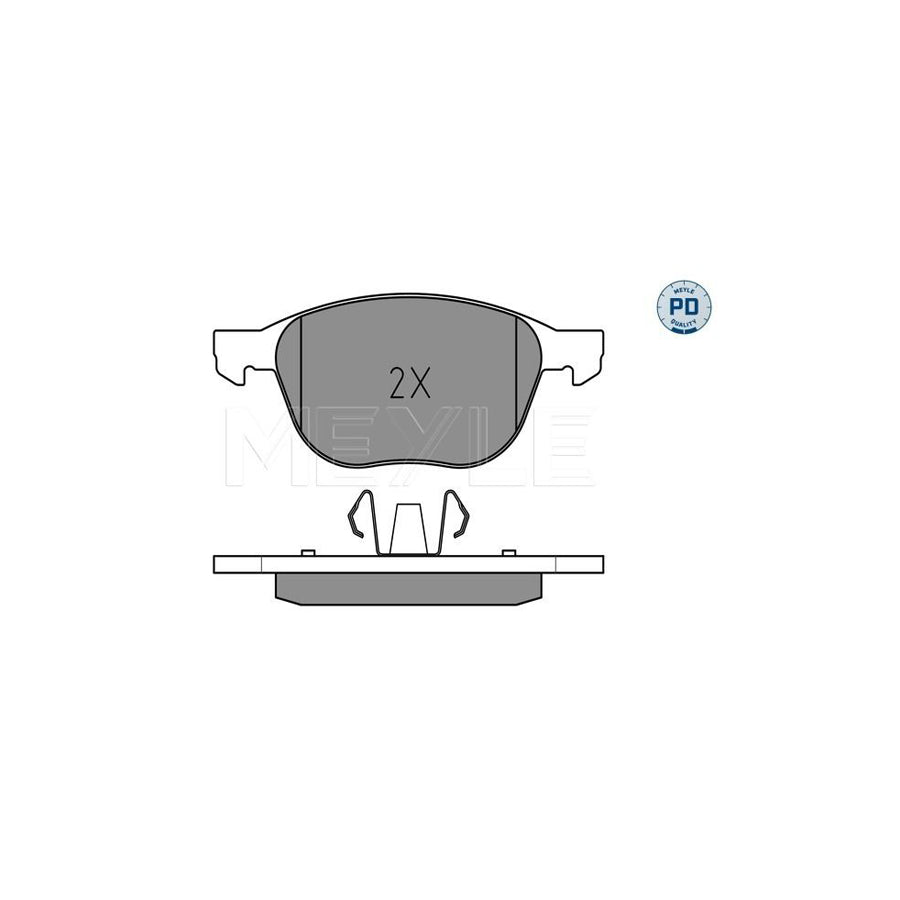 Meyle 025 237 2318/Pd Brake Pad Set