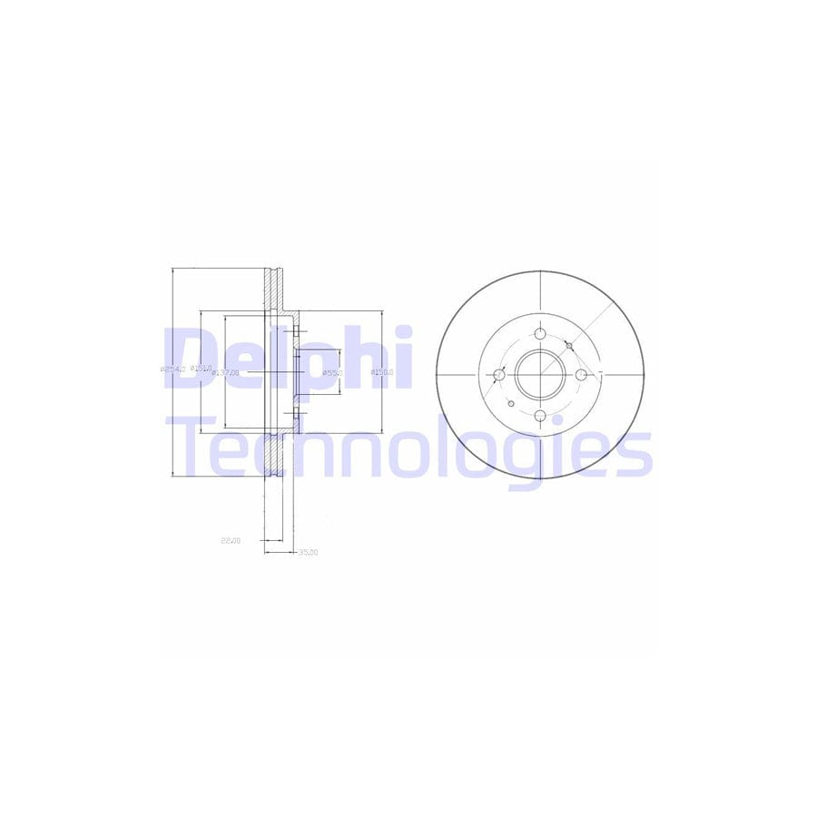 Delphi Bg4213 Brake Disc