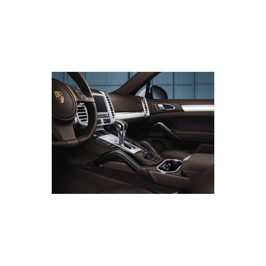 Genuine Porsche Door Handles And Centre Console In Carbon Porsche 958 Cayenne | ML Performance UK Car Parts