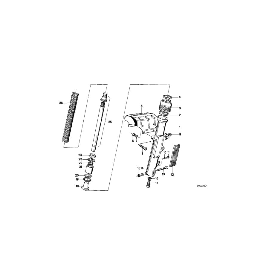 Genuine BMW 31421236555  Bow (Inc. R45/N, R65 & R45T/N) | ML Performance UK Car Parts