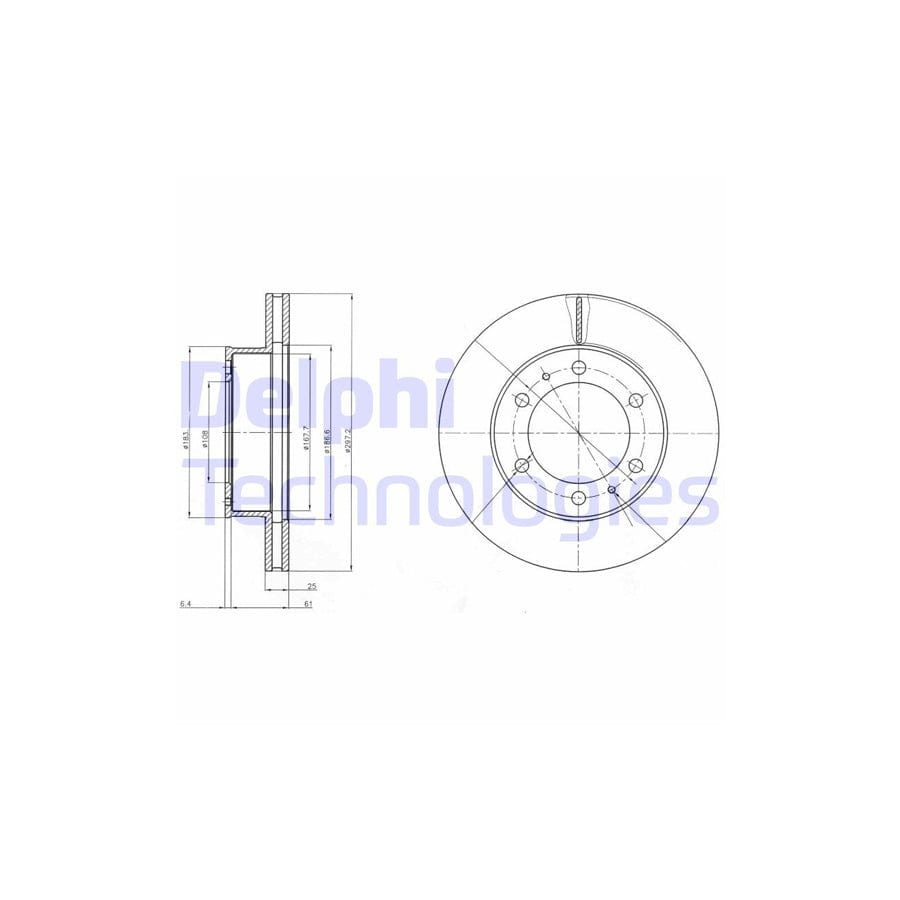 Delphi Bg4211C Brake Disc