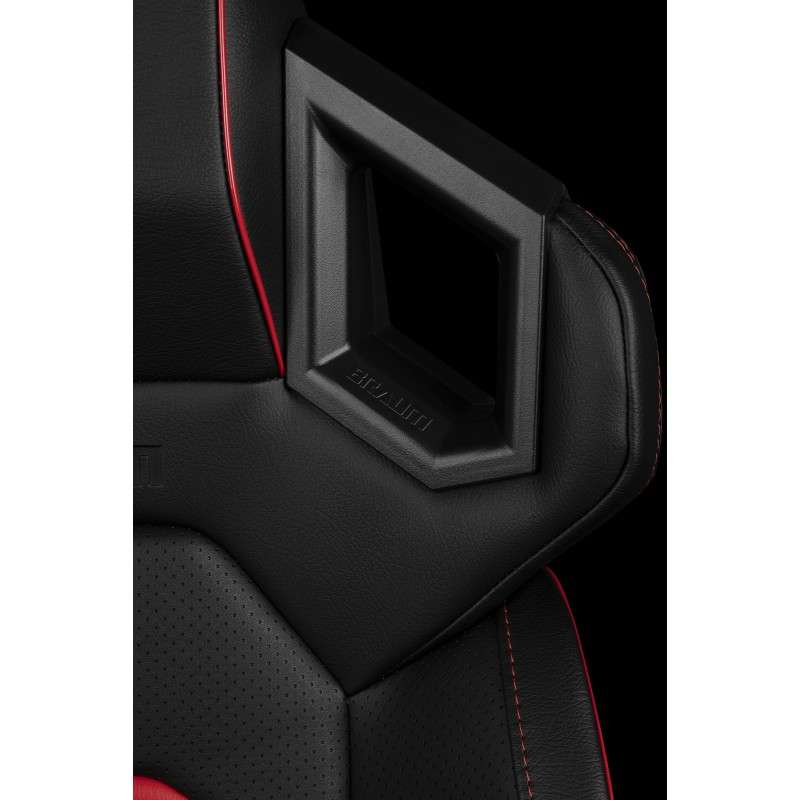 BRAUM Alpha-X Series Racing Seats (Black & Red) – Pair