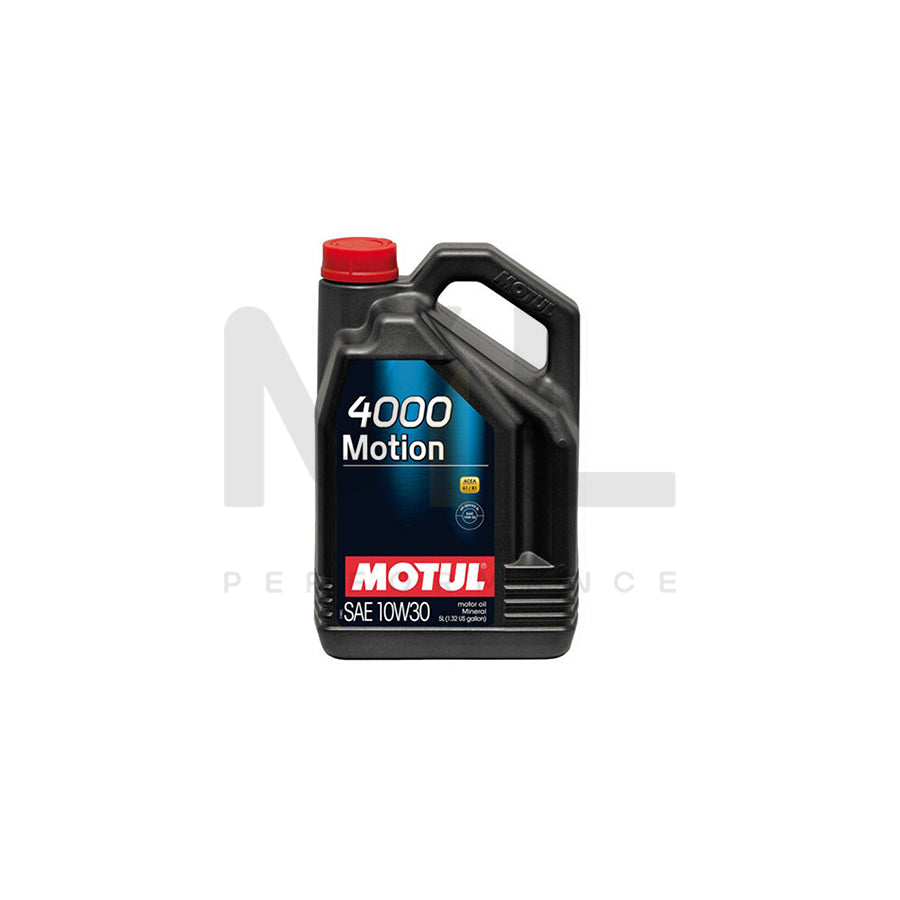 Motul 4000 Motion 10w-30 Mineral Car Engine Oil 5l | Engine Oil | ML Car Parts UK | ML Performance