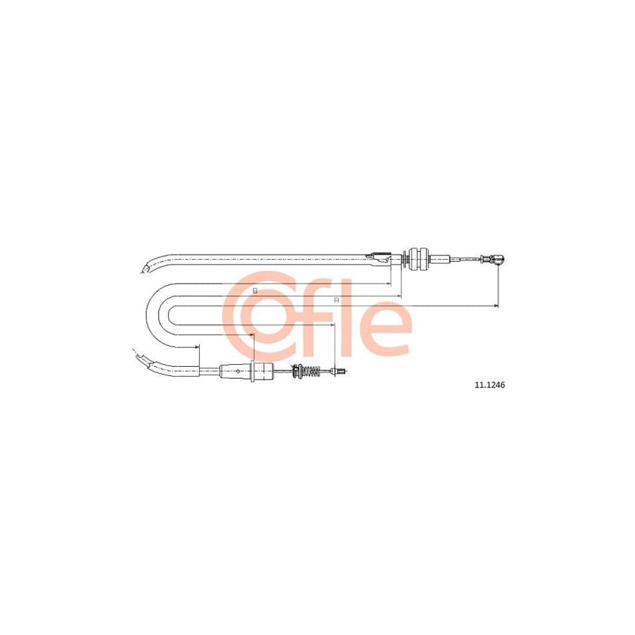 COFLE 11.1246 Throttle Cable | ML Performance UK Car Parts