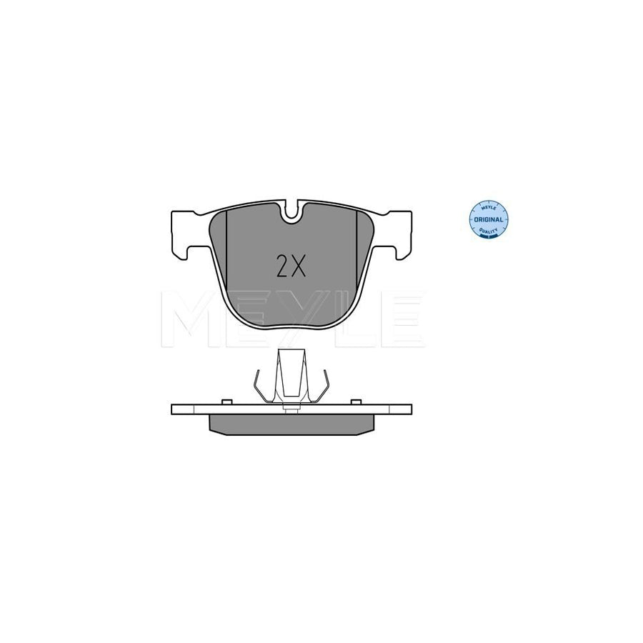 Meyle 025 237 3017 Brake Pad Set