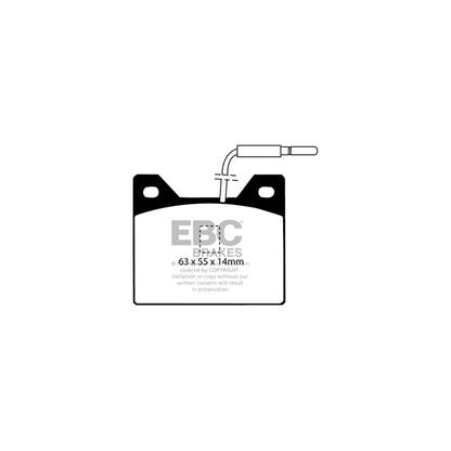 EBC DP122 Peugeot 504 Ultimax Rear Brake Pads 2 | ML Performance UK Car Parts