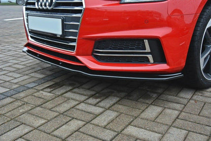 Maxton Design Audi S4 B9 / A4 S-Line B9 Front Splitter V.2