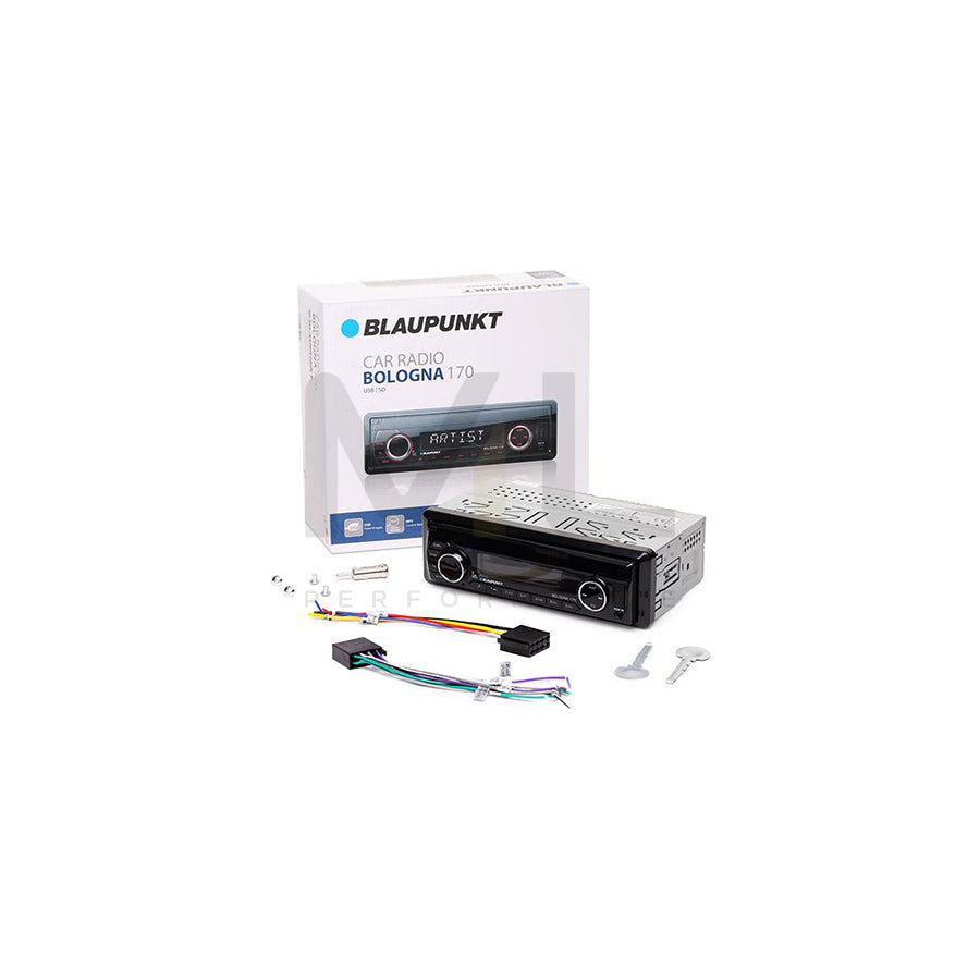 BLAUPUNKT BOLOGNA 170 2 001 017 123 473 Car stereo 1 DIN, 12V, MP3, WMA | ML Performance Car Parts