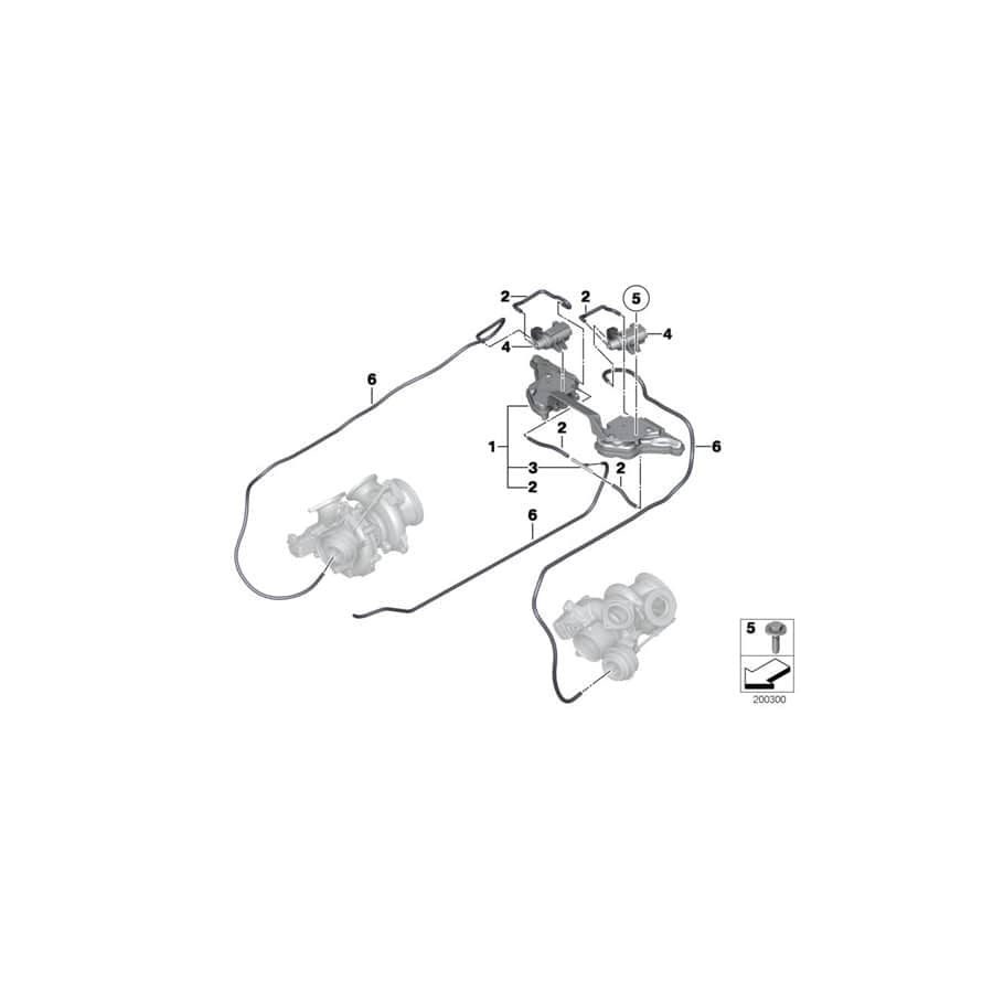 Genuine BMW 11657585079 F02 F03 Vacuum Reservoir With Bracket (Inc. Wraith, 760i & Ghost EWB) | ML Performance UK Car Parts