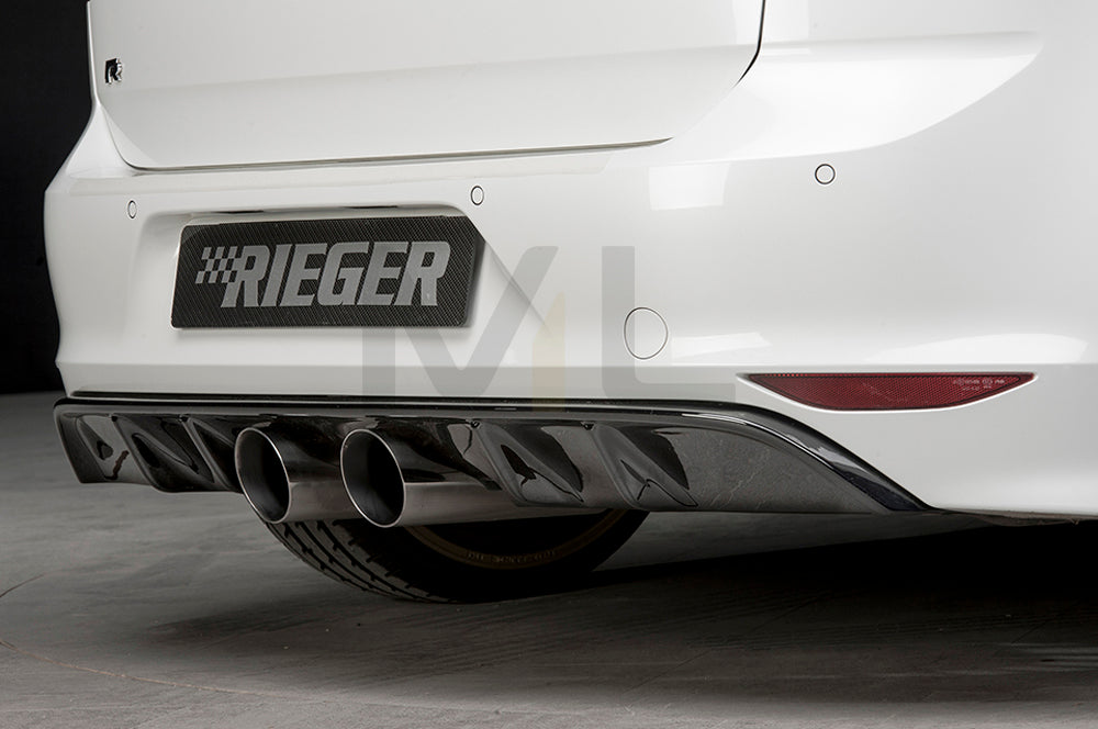 Rieger 00088092 VW Mk7 Golf R Rear Diffuser 7 | ML Performance UK Car Parts