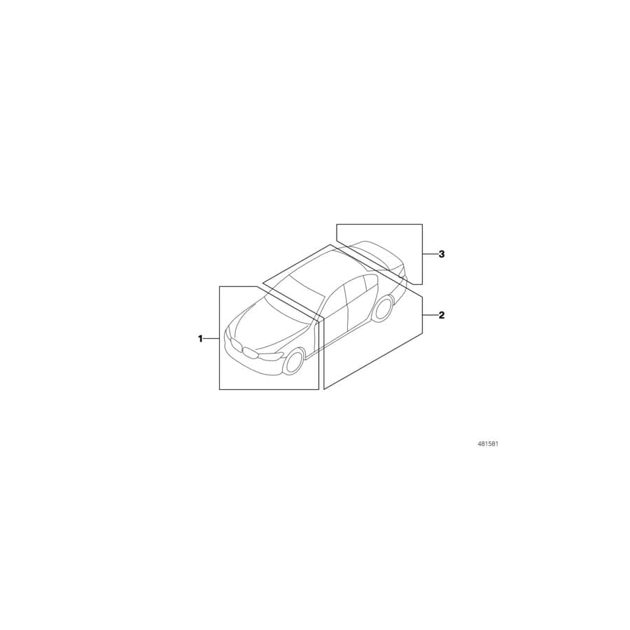 Genuine BMW 71249501805 Label "Tire Pressure" (Inc. X3 M & X4 M) | ML Performance UK Car Parts