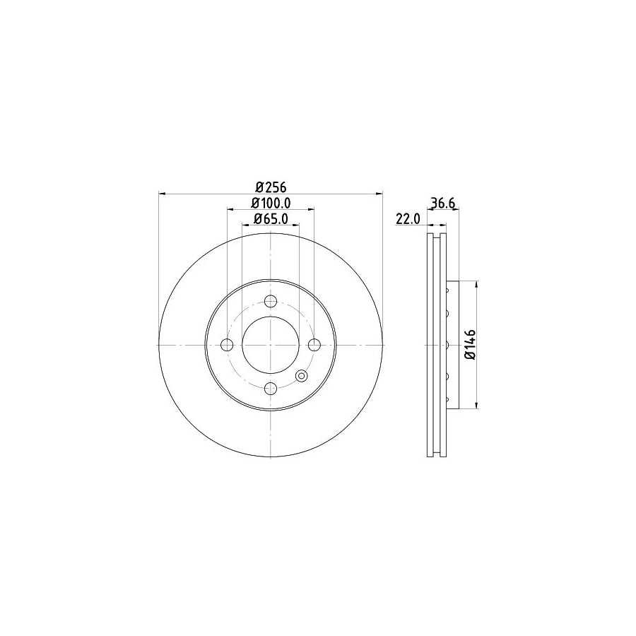 Hella 8MP 376 802-144 Water Pump