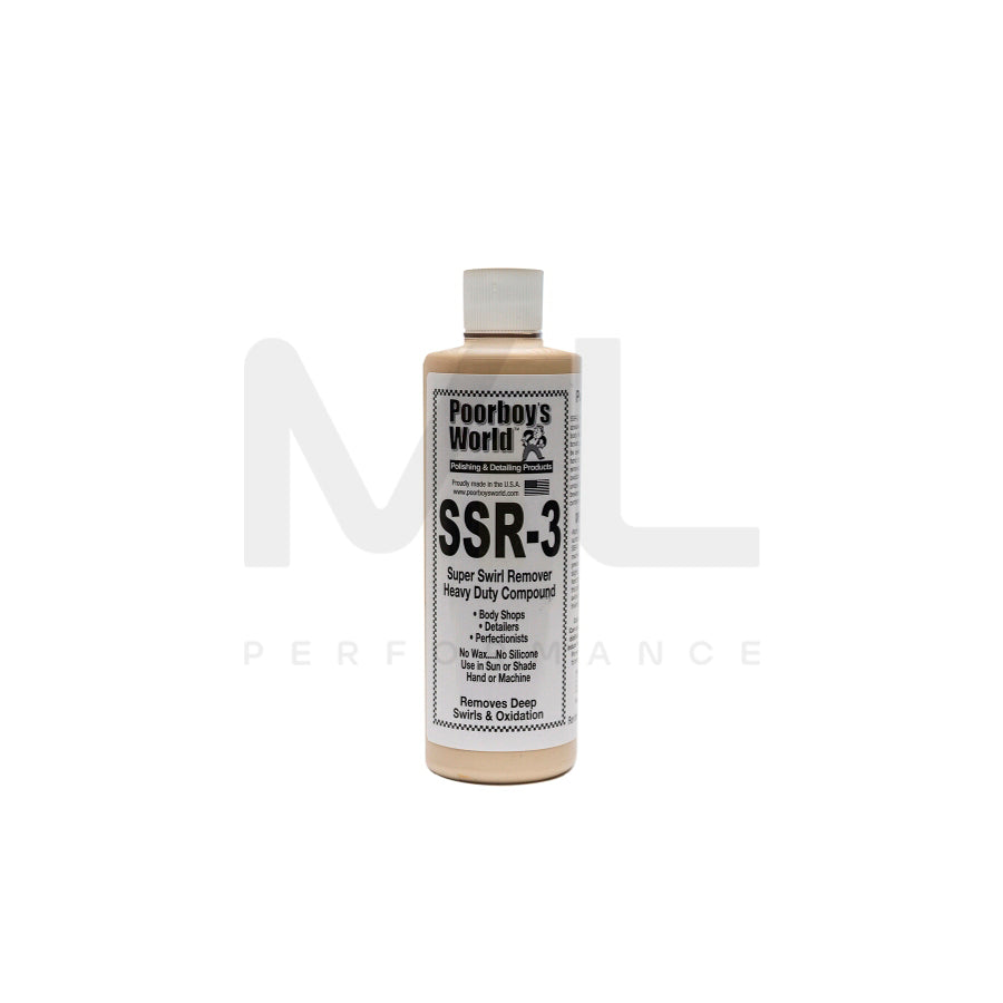 Poorboys Super Swirl Remover Ssr 3.0 473Ml