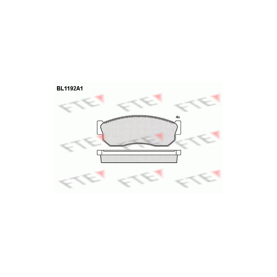 Fte BL1192A1 Brake Pad Set | ML Performance UK Car Parts