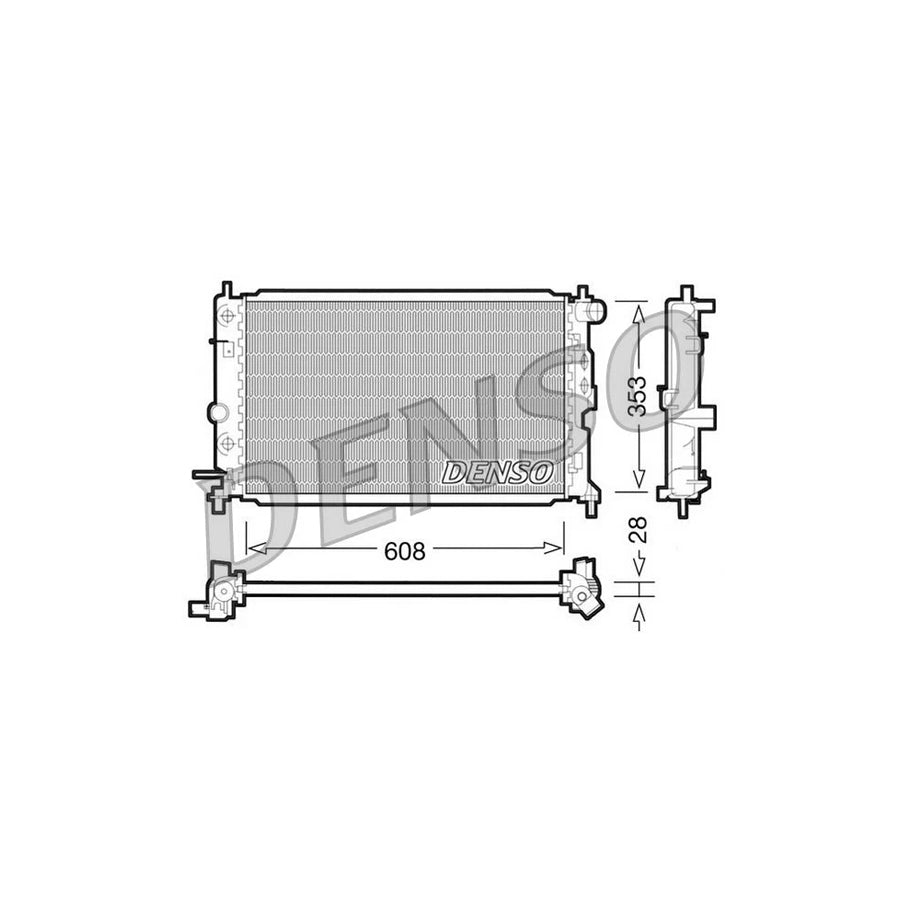 Denso DRM20026 Drm20026 Engine Radiator | ML Performance UK