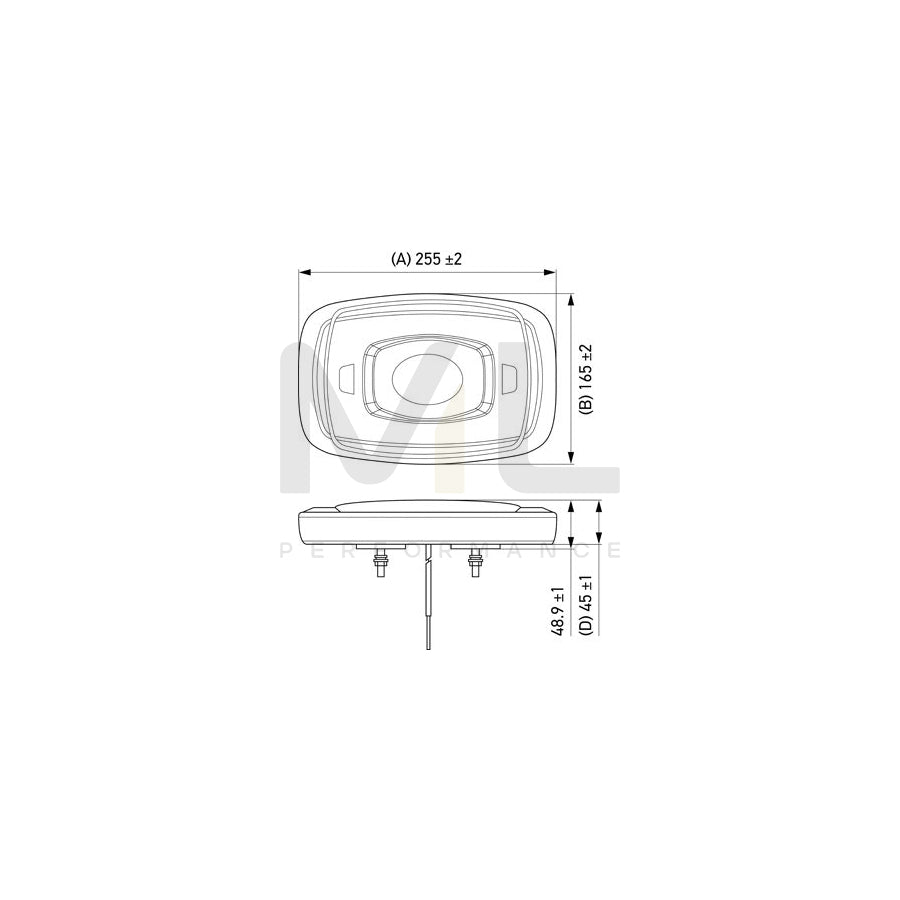 HELLA 2RL 014 566-211 Lightbar | ML Performance Car Parts