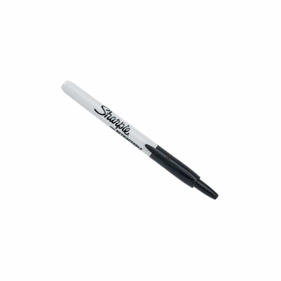 Sharpie® SHP1985871 Retractable Fine Permanent Marker Black | ML Performance UK