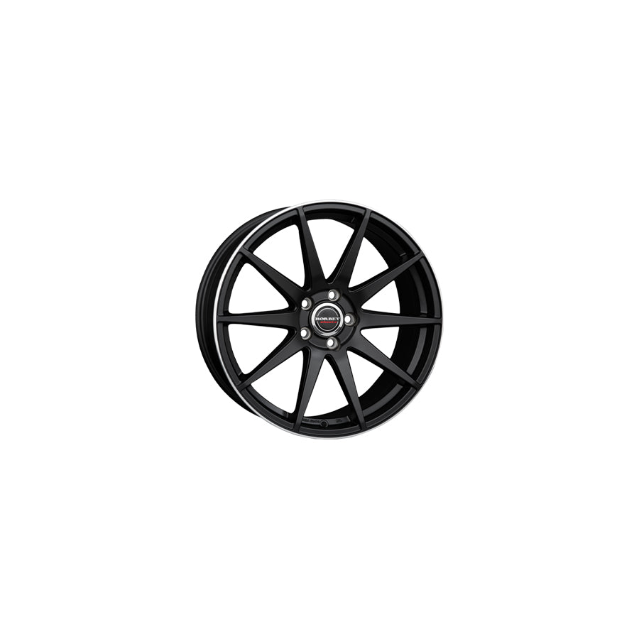 Borbet GTX 10x20 ET35 GTX 102035112566,5BRPM Matt Black Rim Polished Wheel | ML Performance UK Car Parts