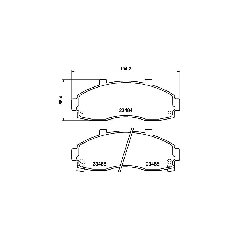 Hella 8MP 376 802-124 Water Pump