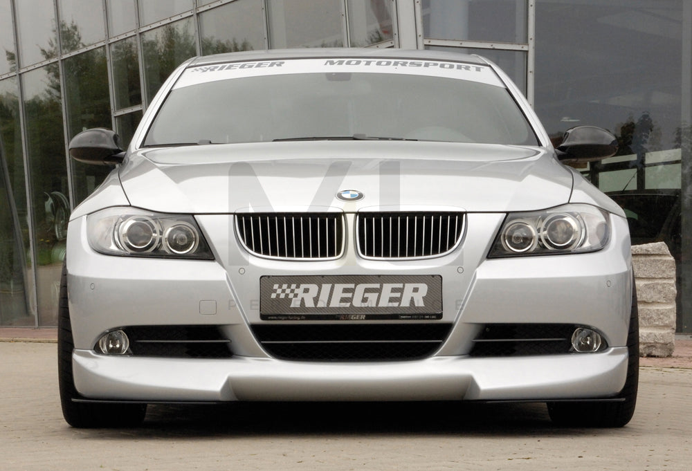 Rieger 00053400 BMW 3 Series E90 E91 Front Splitter 4 | ML Performance UK Car Parts