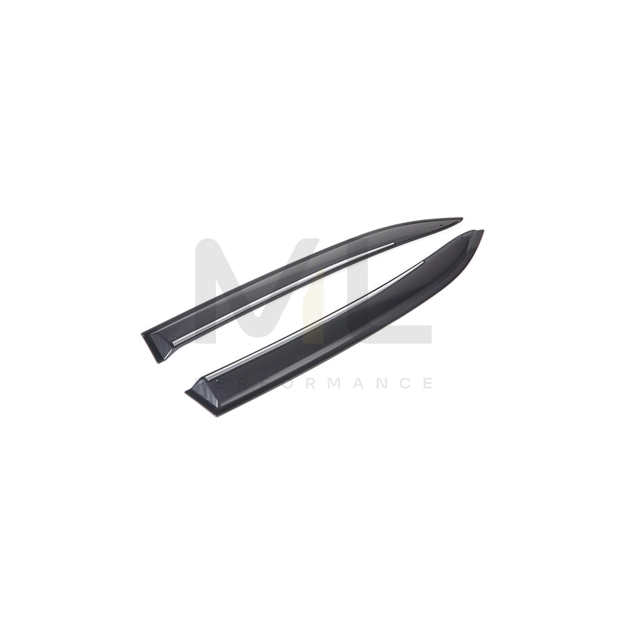 ClimAir CLI0042077 Wind deflectors Arrow direction, Rear, Smoke Grey | ML Performance Car Parts