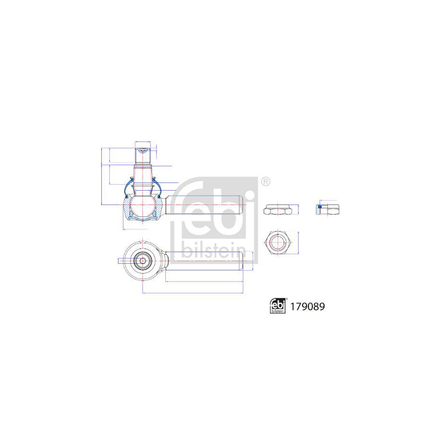 Febi Bilstein 179089 Track Rod End